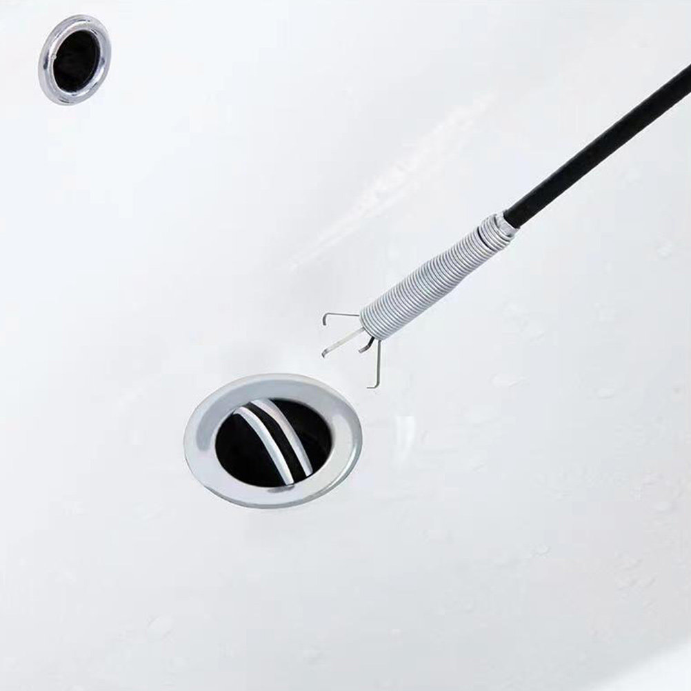 Drain Hair Catcher - เครื่องมือทำความสะอาดท่อระบายน้ำแบบโค้งงอได้ 2 ชิ้น อุปกรณ์เกี่ยวท่อระบายน้ำแบบยืดหยุ่นสำหรับเก็บเส้นผมและสิ่งสกปรก เครื่องมือขุดลอกท่อระบายน้ำ