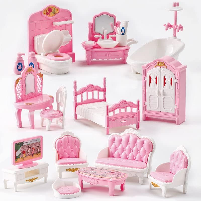Zara Home Bathroom Accessories - 1:12 ชุดเฟอร์นิเจอร์บ้านจิ๋ว, อุปกรณ์ตุ๊กตาสําหรับห้องนอน, ห้องนั่งเล่น, ห้องครัวและห้องน้ํา, อุปกรณ์บ้านตุ๊กตา,