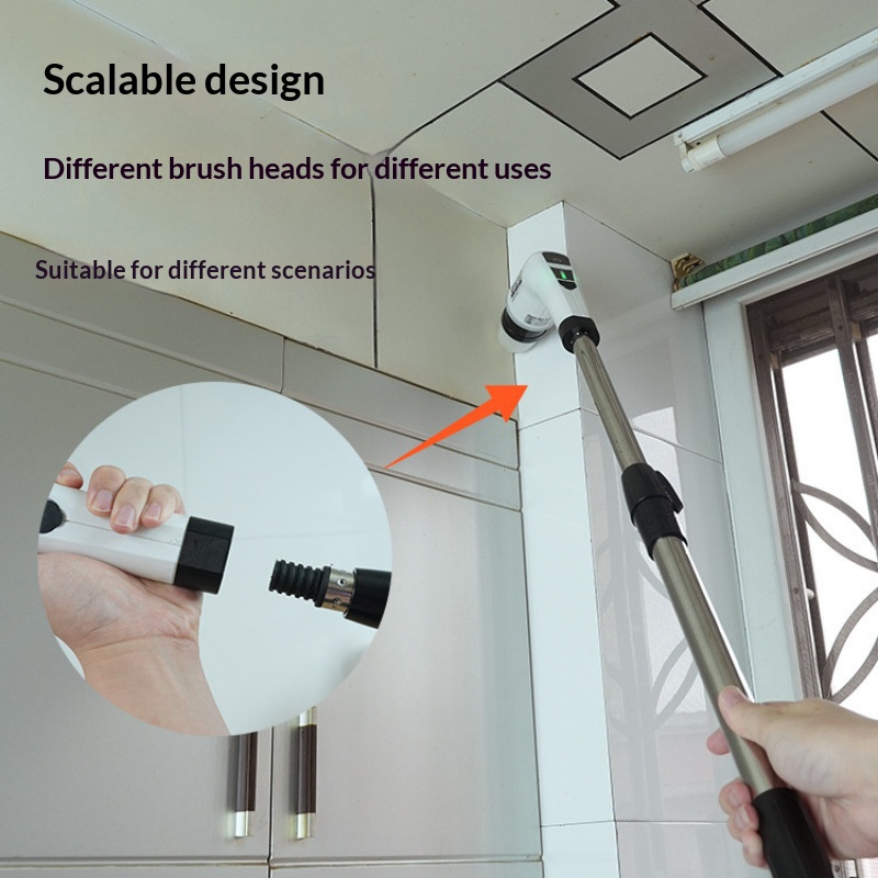 Home Bathroom Products - HOMEFISH แปรงทำความสะอาดไฟฟ้าไร้สายสำหรับห้องน้ำห้องครัวห้องน้ำเครื่องมือทำความสะอาดในครัวเรือนอเนกประสงค์