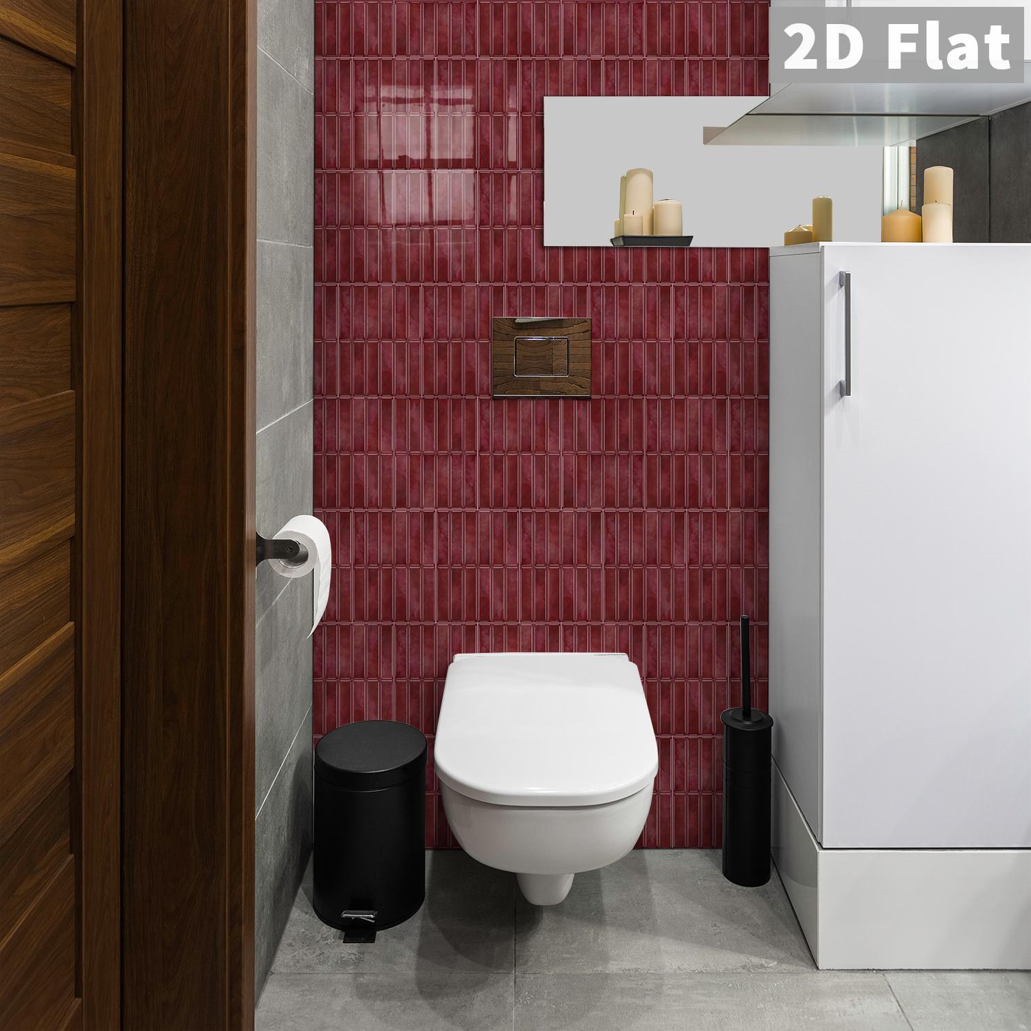 สติกเกอร์ติดผนังกระเบื้องแบบมี - Home Bathroom Tiles Design บทวิจารณ์และราคา