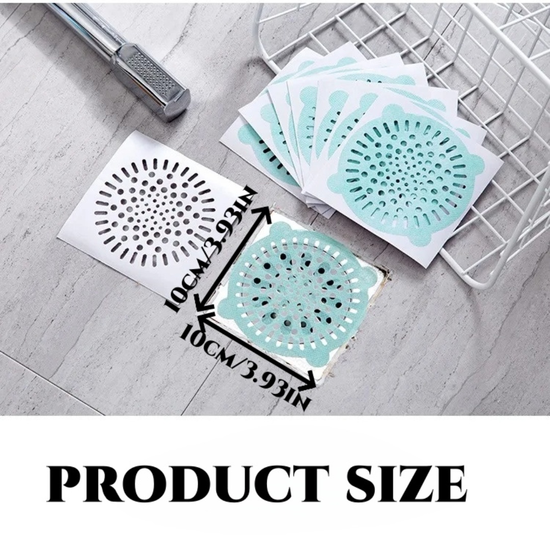 สติ๊กเกอร์กันอุดตันท่อระบายน้ำ - Drain Hair Catcher บทวิจารณ์และราคา