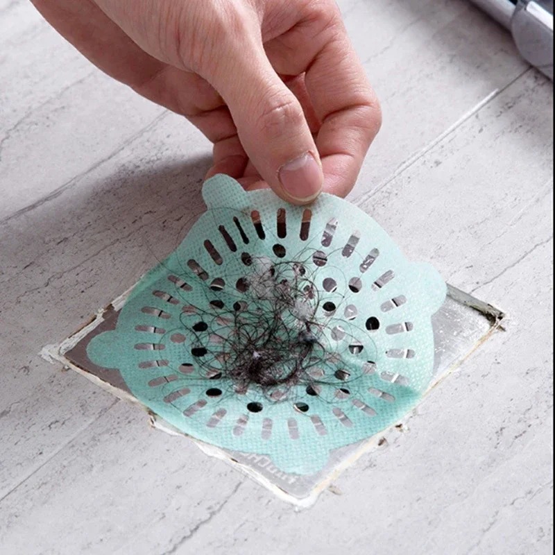 สติ๊กเกอร์กันอุดตันท่อระบายน้ำ - Drain Hair Catcher บทวิจารณ์และราคา