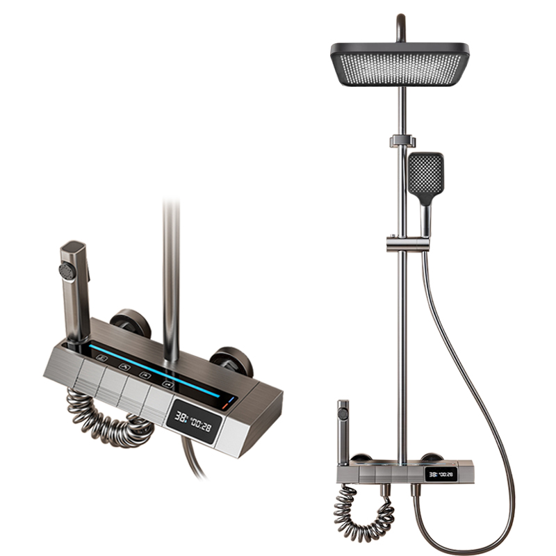 ชุดฝักบัวเปียโนดิจิตอลอุณหภูมิ - Home Bathroom Set บทวิจารณ์และราคา