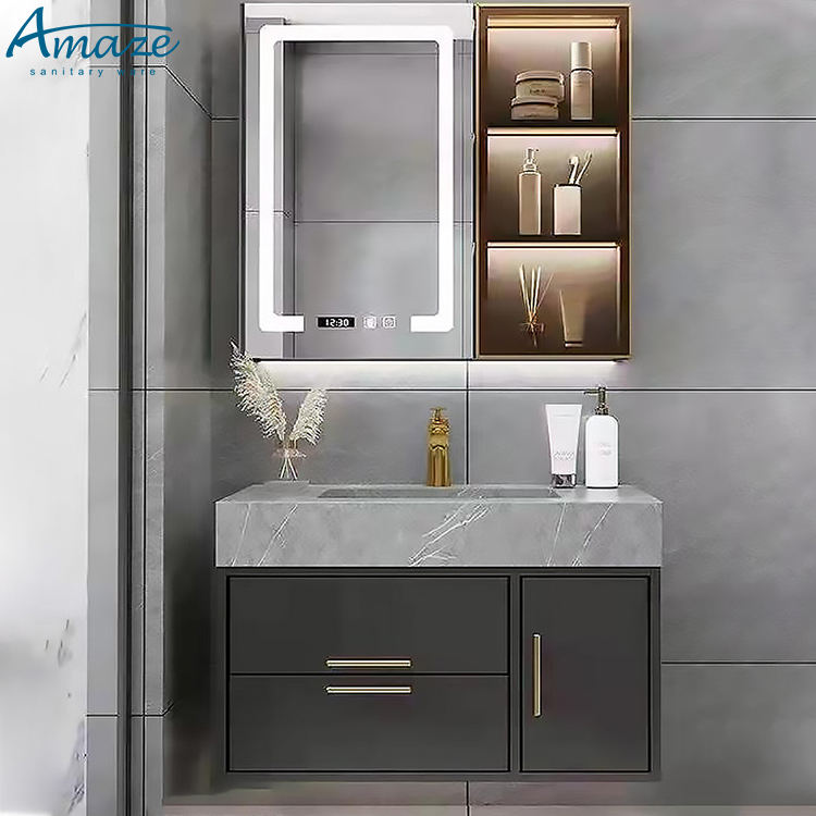 ตู้ห้องน้ำคุณภาพสูง เฟอร์นิเจอ - Home Living Bathroom Vanity บทวิจารณ์และราคา