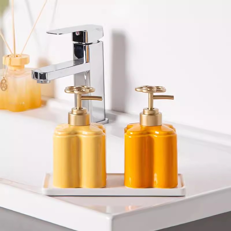 โมเดิร์นสีส้มดอกไม้เซรามิคขวดโ - Zara Home Bathroom บทวิจารณ์และราคา
