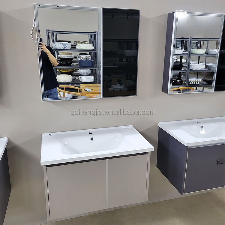 ตู้ห้องน้ำทันสมัยสีขาวพร้อมอ่า - Home Living Bathroom Vanity บทวิจารณ์และราคา