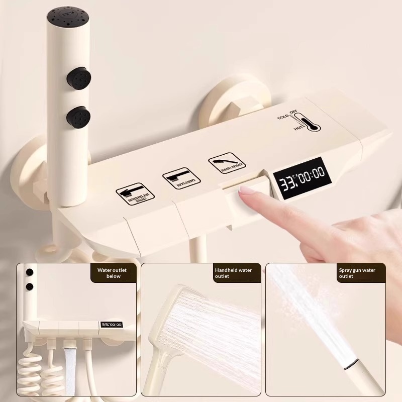 ชุดฝักบัวอาบน้ำแบบไร้สาย รุ่นค - Home Bathroom Set บทวิจารณ์และราคา