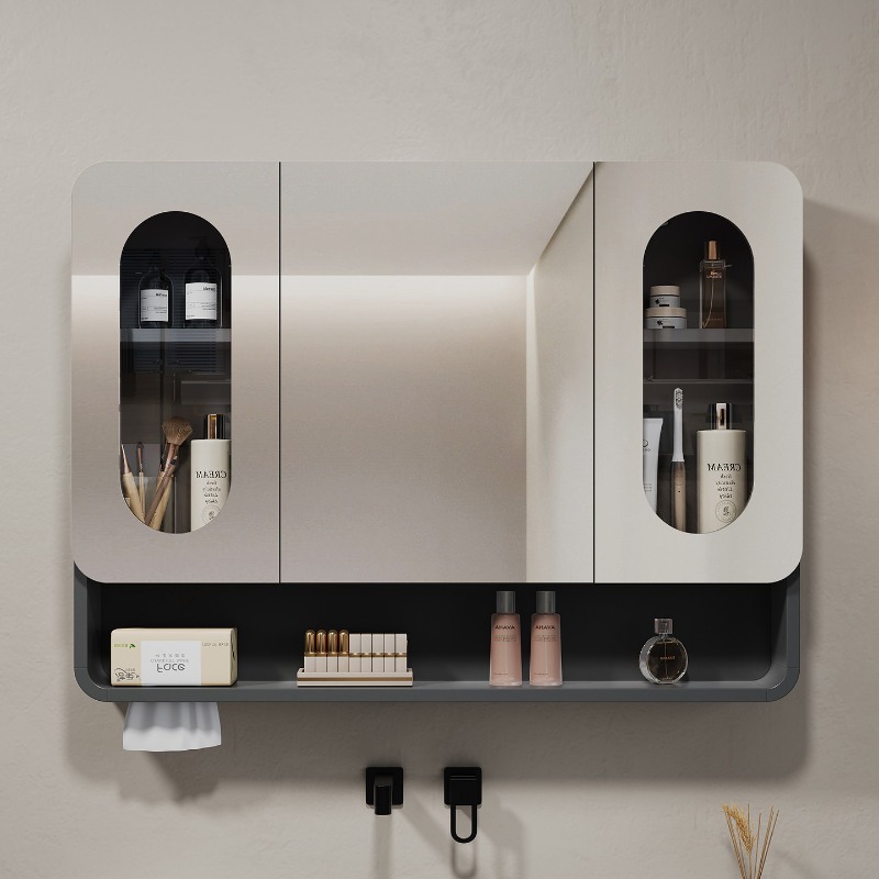 กระจกห้องน้ำแบบมีไฟ LED ด้านหล - Bathroom Cabinet Mirror บทวิจารณ์และราคา
