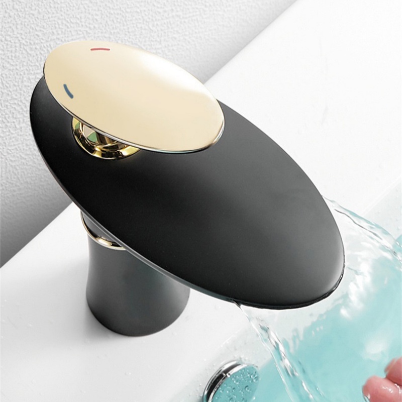 ก๊อกน้ำตกอ่างล้างหน้า สีขาวทอง - Home Hardware Bathroom Sinks บทวิจารณ์และราคา