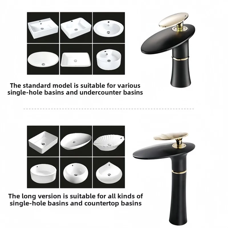 ก๊อกน้ำตกอ่างล้างหน้า สีขาวทอง - Home Hardware Bathroom Sinks บทวิจารณ์และราคา