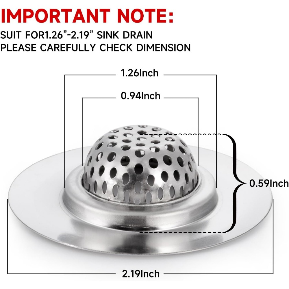ฝาครอบตะแกรงดักสิ่งสกปรกในอ่าง - Drain Hair Catcher บทวิจารณ์และราคา