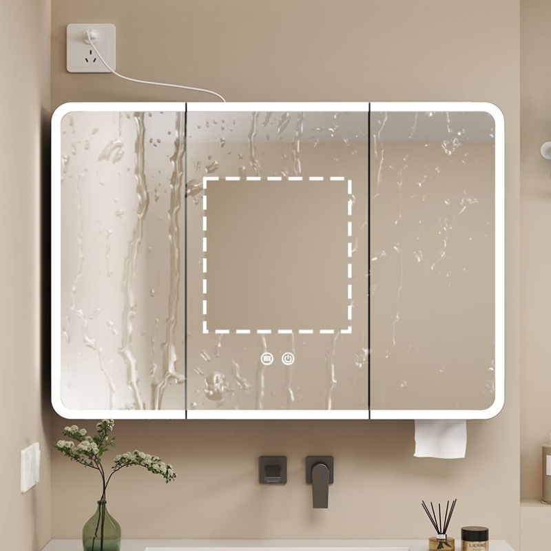 ตู้กระจกห้องน้ำ LED อัจฉริยะติ - Bathroom Cabinet Mirror บทวิจารณ์และราคา
