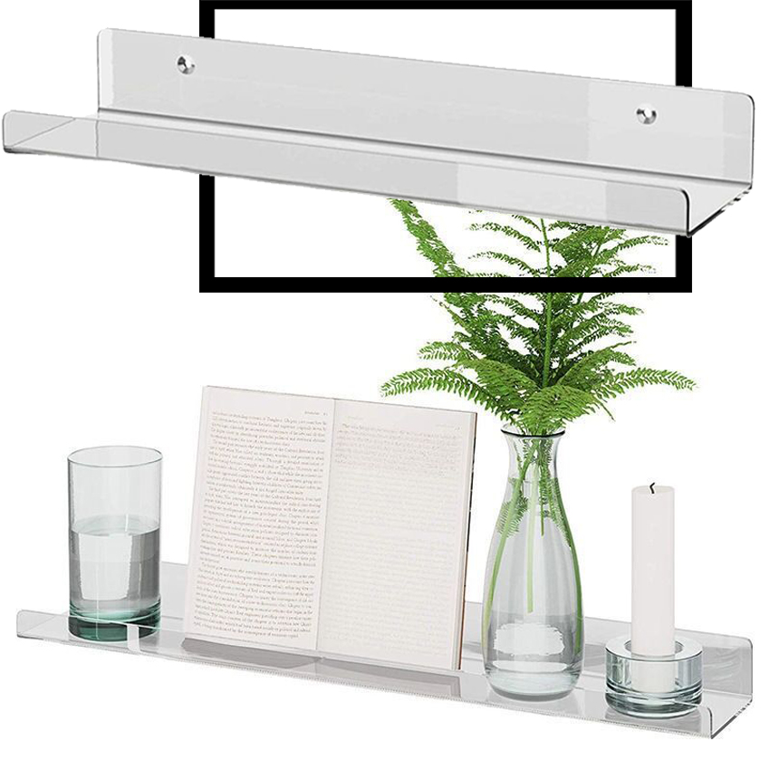 อะคริลิคใสชั้นวางของห้องนั่งเล - Zara Home Bathroom Accessories บทวิจารณ์และราคา