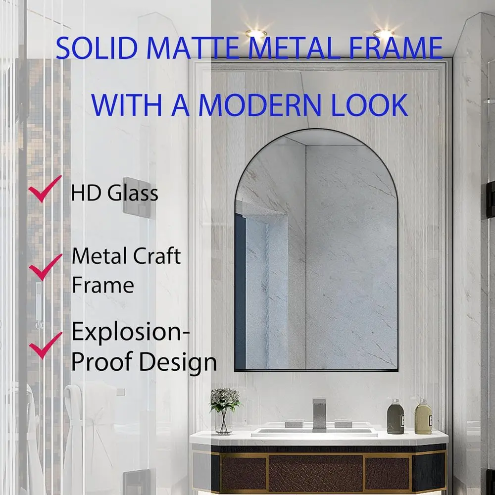 ตู้ยาติดผนังทรงโค้งพร้อมกระจก  - Bathroom Cabinet Mirror บทวิจารณ์และราคา
