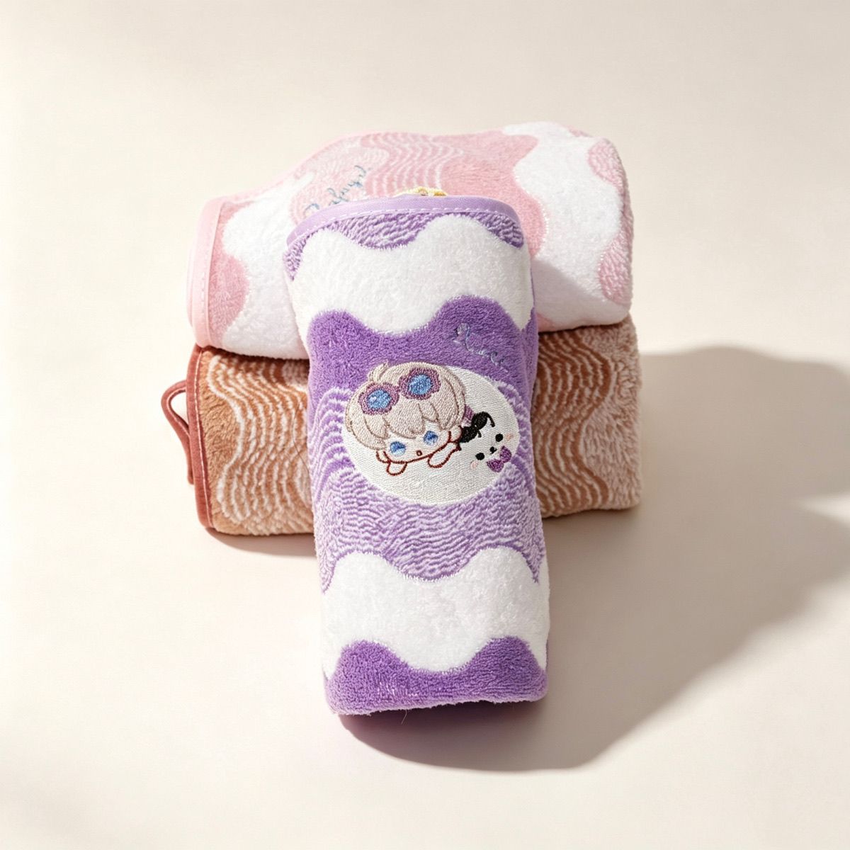 ผ้าเช็ดมือขนแกะลายการ์ตูน Anim - Home Bathroom Set บทวิจารณ์และราคา