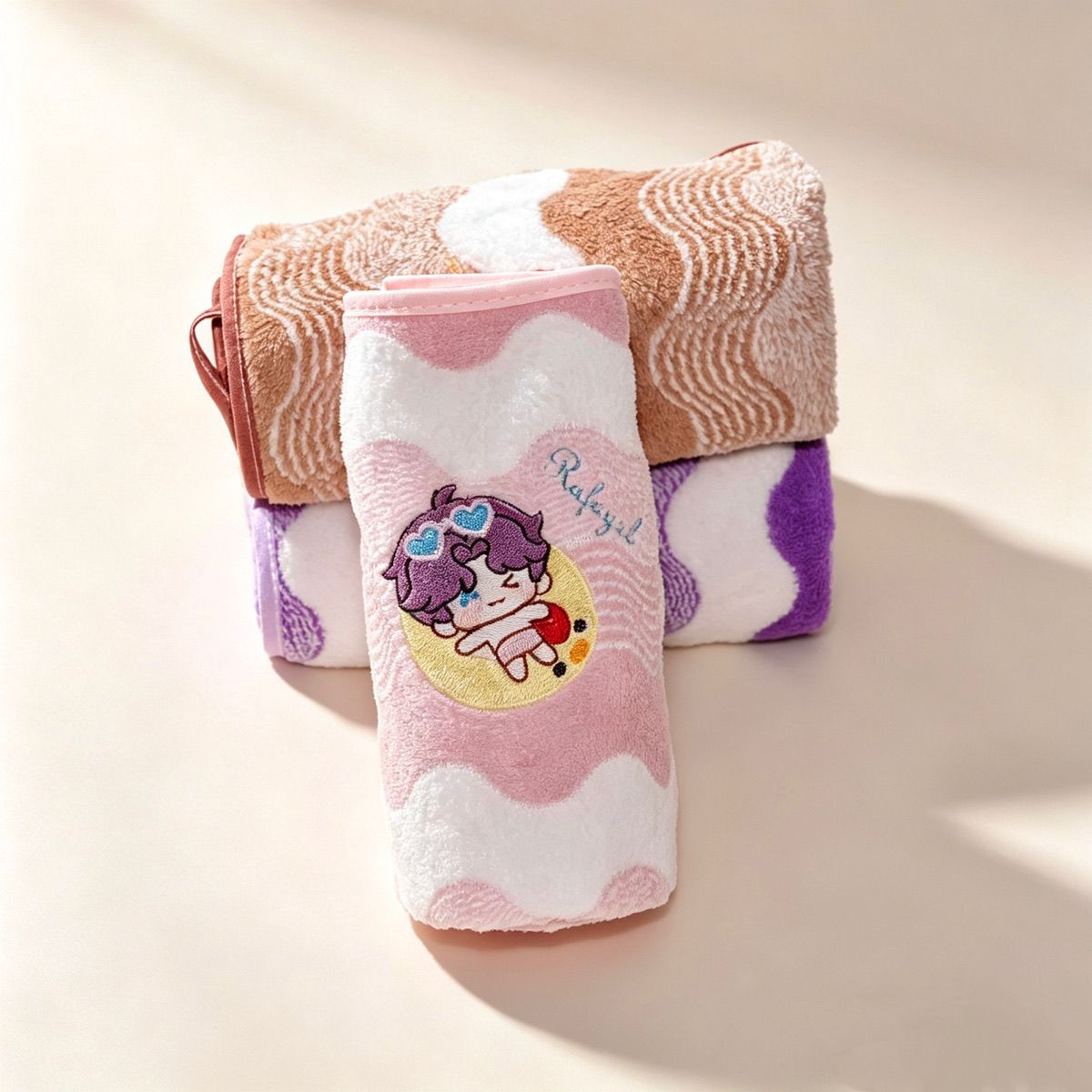 ผ้าเช็ดมือขนแกะลายการ์ตูน Anim - Home Bathroom Set บทวิจารณ์และราคา