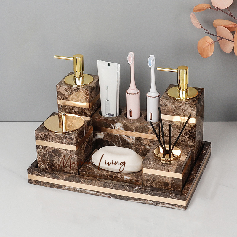 ชุดอุปกรณ์ห้องน้ำหินอ่อนเอ็มเพ - Zara Home Bathroom บทวิจารณ์และราคา
