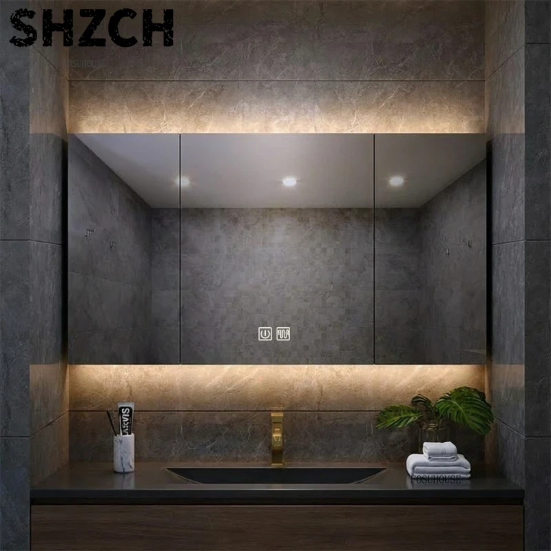 กระจกห้องน้ำแบบหนาทันสมัยพร้อม - Home Living Bathroom Vanity บทวิจารณ์และราคา