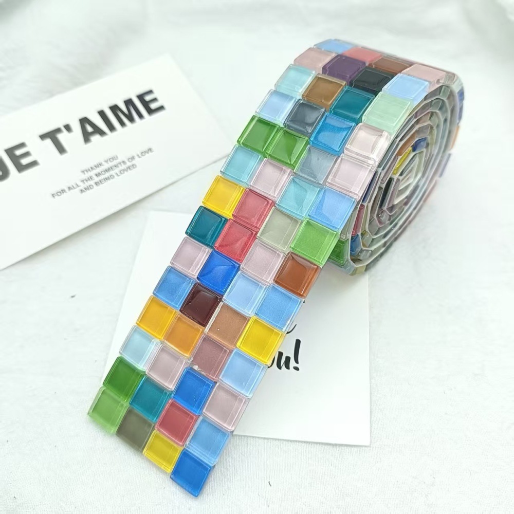 สติ๊กเกอร์กระจกโมเสคแบบมีกาวใน - Home Bathroom Tiles Design บทวิจารณ์และราคา