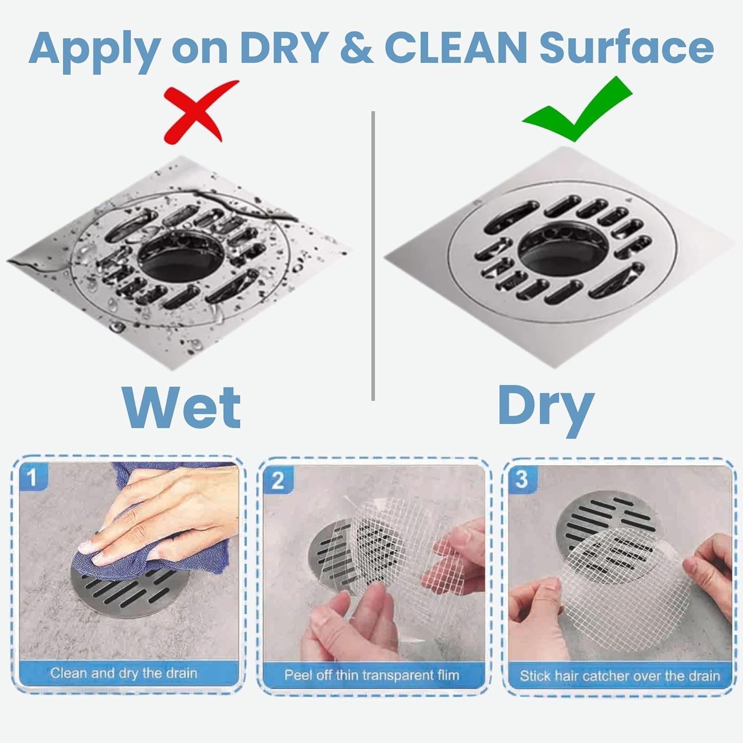 แผ่นกรองดักผมแบบใช้แล้วทิ้ง 35 - Drain Hair Catcher บทวิจารณ์และราคา