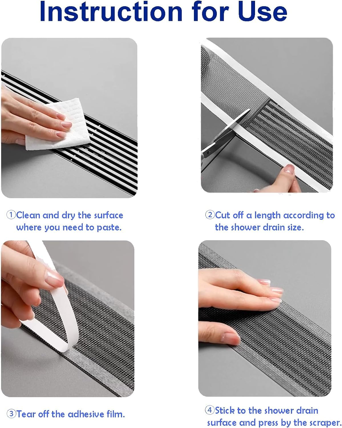 สติ๊กเกอร์ดักผมในท่อระบายน้ำแบ - Drain Hair Catcher บทวิจารณ์และราคา