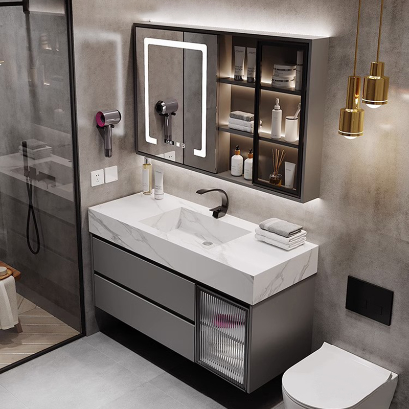 ตู้ห้องน้ำพร้อมกระจกอัจฉริยะ L - Home Living Bathroom Vanity บทวิจารณ์และราคา