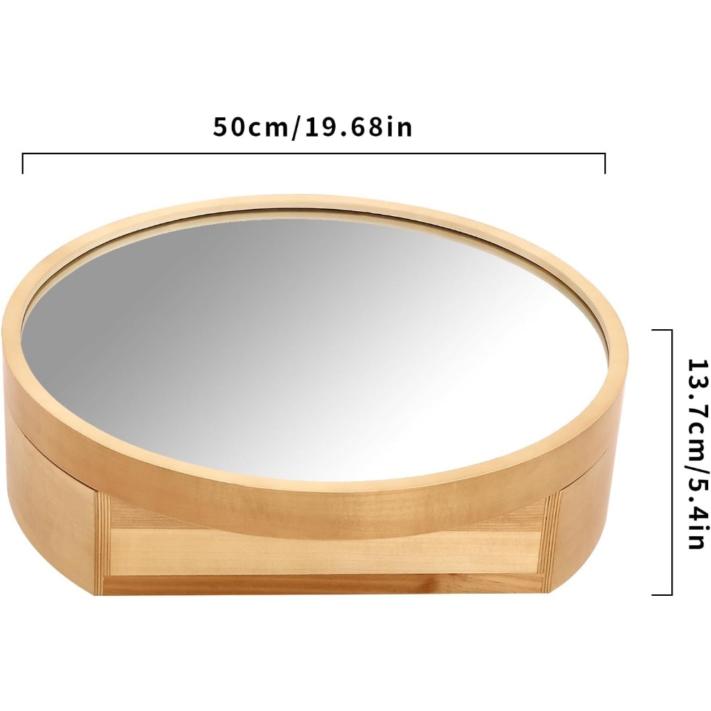 ตู้กระจกติดผนังไม้แบบสองฟังก์ช - Bathroom Cabinet Mirror บทวิจารณ์และราคา