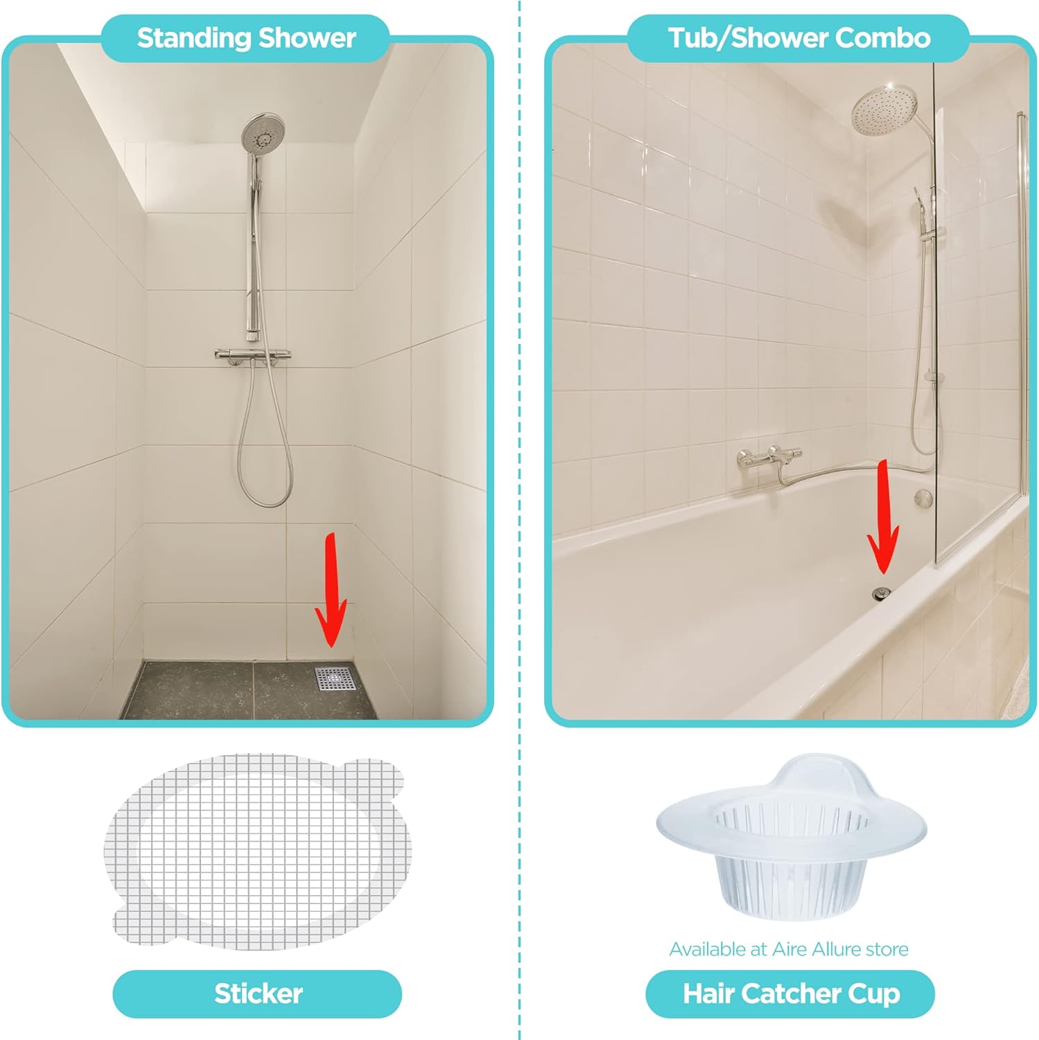 แผ่นกรองดักผมแบบใช้แล้วทิ้ง 25 - Drain Hair Catcher บทวิจารณ์และราคา