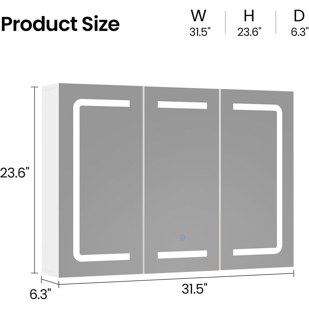 ตู้เก็บยาพร้อมกระจก, ตู้เก็บยา - Bathroom Cabinet Mirror บทวิจารณ์และราคา