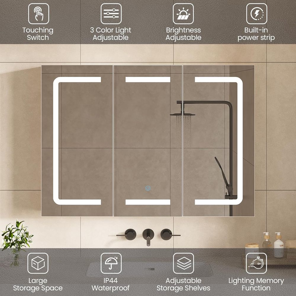 ตู้เก็บยาพร้อมกระจก, ตู้เก็บยา - Bathroom Cabinet Mirror บทวิจารณ์และราคา