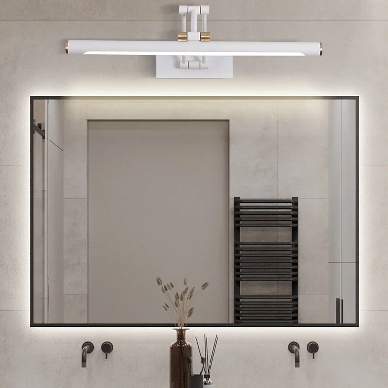 กระจกห้องน้ําไฟหน้าพับปรับโคมไ - Bathroom Cabinet Mirror บทวิจารณ์และราคา