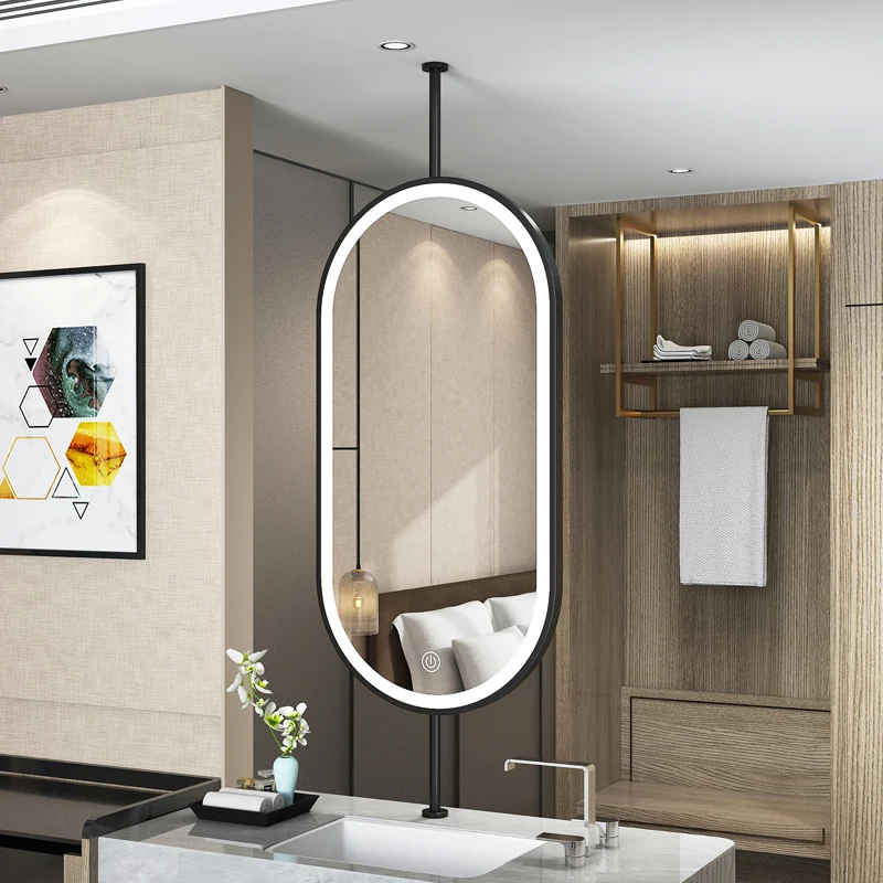 ขนาด 60x90 ซม. กระจกแขวนเพดานร - Home Living Bathroom Vanity บทวิจารณ์และราคา