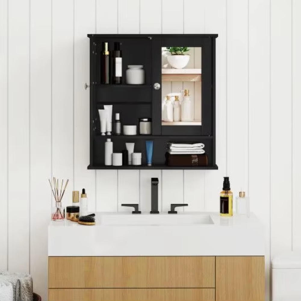 ตู้เก็บของติดผนังห้องน้ำพร้อมก - Bathroom Cabinet Mirror บทวิจารณ์และราคา