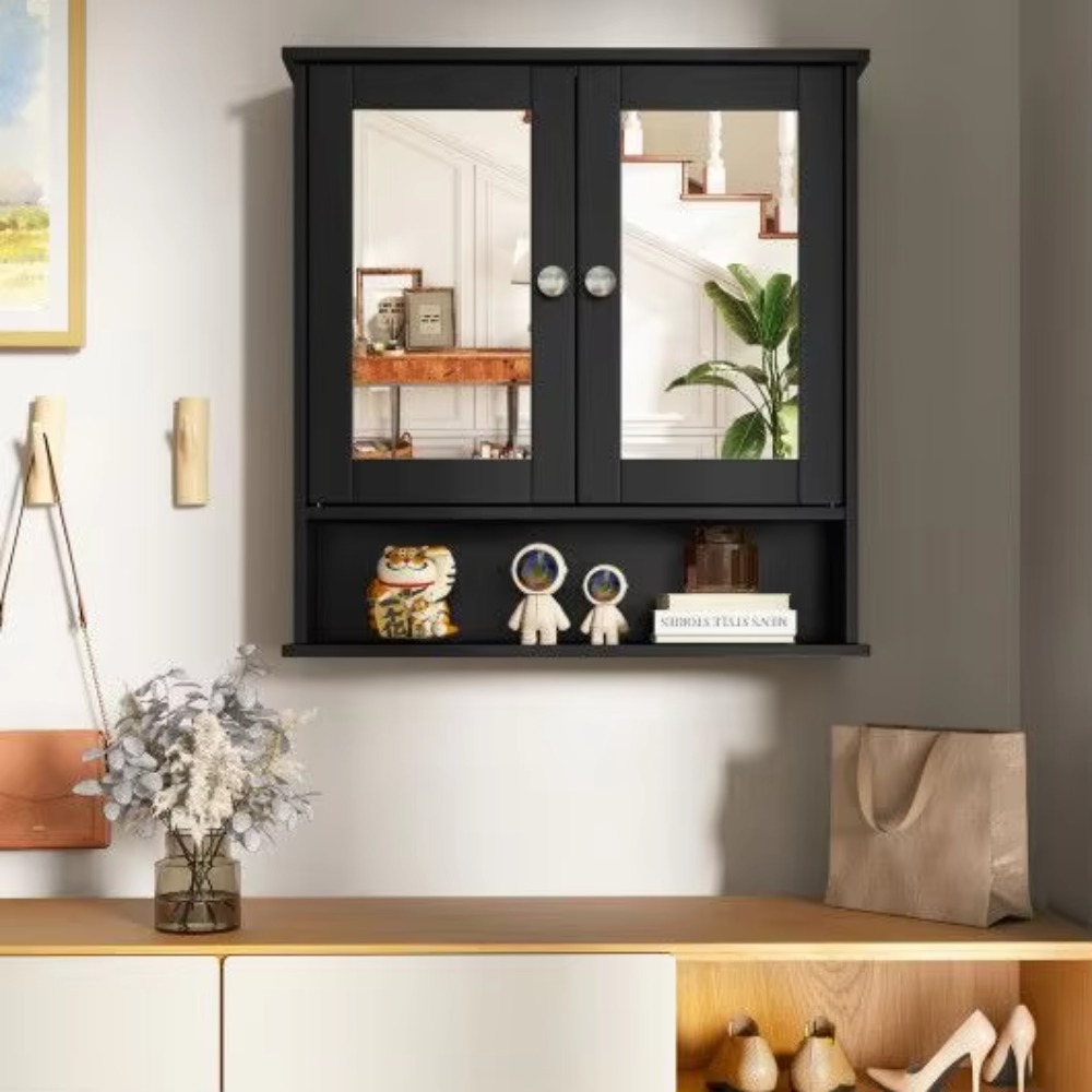 ตู้เก็บของติดผนังห้องน้ำพร้อมก - Bathroom Cabinet Mirror บทวิจารณ์และราคา
