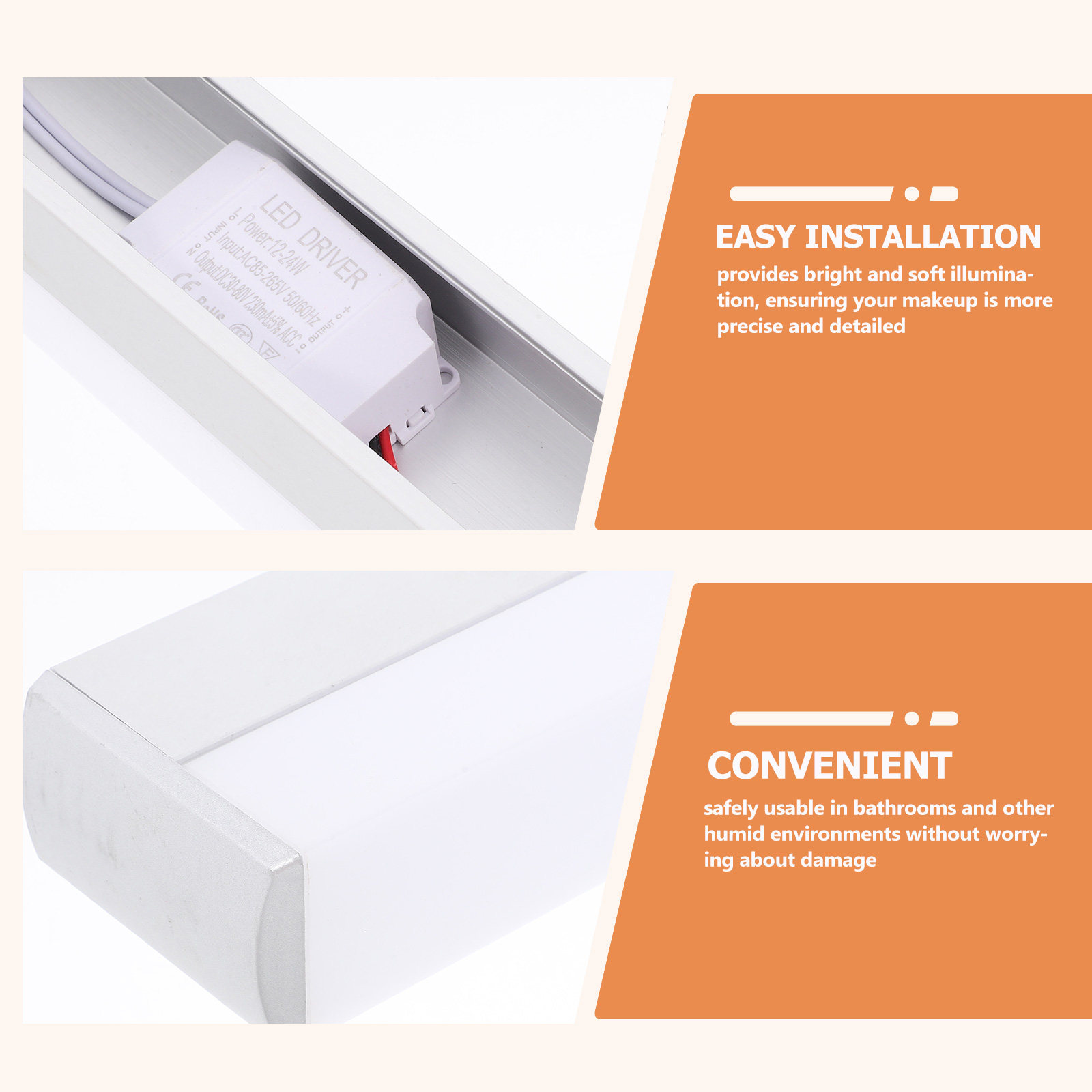 โคมไฟ LED ติดเพดาน ไฟตู้ครัว ไ - Bathroom Cabinet Mirror บทวิจารณ์และราคา