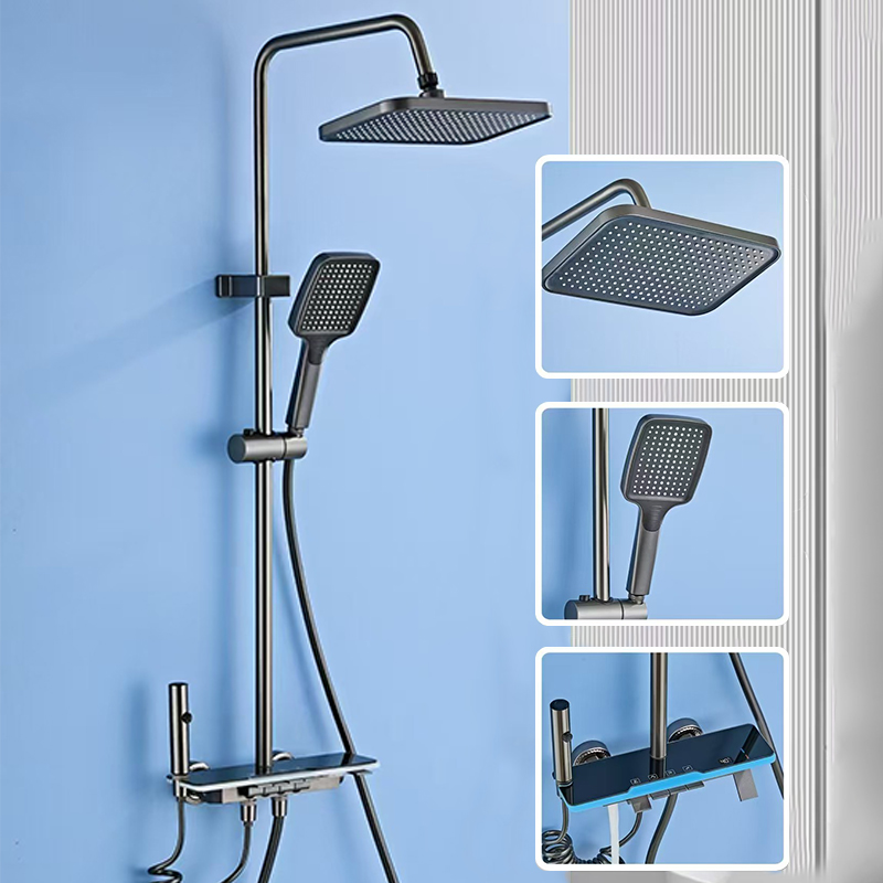 ชุดฝักบัวทองแดงแท้สำหรับใช้ในบ - Home Bathroom Set บทวิจารณ์และราคา